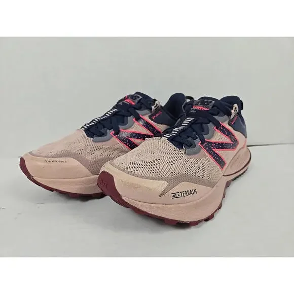 New Balance - Nitrel V4 DynaSoft All Terrain Pink Navy Blue Shoes - Womens 7 - Picture 1 of 14